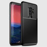 Tasopay Samsung Galaxy S9 Plus Uyumlu Kılıf Karbon Dizayn Special Seri - Siyah