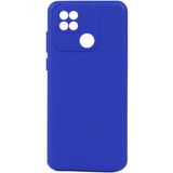 Tasopay Xiaomi Redmi 10C Uyumlu Kılıf Soft ve Pürüzsüz Dış Yüzey, Darbe Korumalı Esnek Yapı Ince Özel Coup Darbe Korumalı Dizayn Kılıf - Mavi