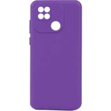 Tasopay Xiaomi Redmi 10C Uyumlu Kılıf Soft ve Pürüzsüz Dış Yüzey, Darbe Korumalı Esnek Yapı Ince Özel Coup Darbe Korumalı Dizayn Kılıf - Mor