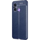 Tasopay Xiaomi Redmi 12C Uyumlu Kılıf Deri Silikon Yüzey Darbe Korumalı Soft Yapı Case Cover Çiziklerden Kirden ve Darbeden Korumalı Kılıf - Lacivert