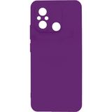 Tasopay Xiaomi Redmi 12C Uyumlu Kılıf Soft ve Pürüzsüz Dış Yüzey, Darbe Korumalı Esnek Yapı Ince Özel Coup Darbe Korumalı Dizayn Kılıf - Mor