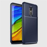 Tasopay Xiaomi Redmi 5 Plus Uyumlu Kılıf Karbon Dizayn Special Seri - Lacivert