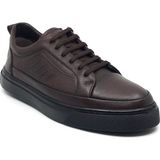 Taşpınar %100 Gerçek Deri Erkek Yazlık Ortopedik Casual Rahat Günlük Yeni Sezon Sneaker Ayakkabı 40-44 - Kahverengi