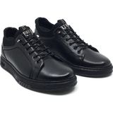 Taşpınar %100 Hakiki Deri Erkek Günlük Rahat Kışlık Sneaker Ayakkabı Yeni Sezon 40-44 - Siyah