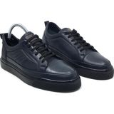 Taşpınar %100 Hakiki Deri Erkek Yazlık Ortopedik Rahat Günlük Yeni Sezon Sneaker Ayakkabı 40-44 - Lacivert