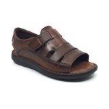 Taşpınar %100 Hakiki Deri Ortopedik Erkek Terlik-Sandalet 40-45 siyah