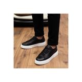 Taşpınar Ayakkabı %100 Hakiki Deri Ortopedik Hafif Erkek Rahat Günlük Hafif Terletmez Büyük Numara Sneaker Ayk. 37-50