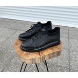 Taşpınar Ayakkabı Lisans Deri Ithal Taban Erkek Vegan Sneakers & Spor Yeni Sezon Ayakkabı 40-44 - Siyah