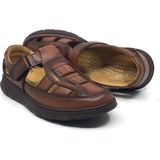 Taşpınar Ayakkabı Taşpınar %100 Hakiki Deri Ortopedik Erkek Yazlık Rahat Hafif Ayağı Yormaz Günlük Sandalet & Ayakkabı 39-45 - 00Taba
