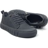 Taşpınar Ayakkabı Taşpınar %100 Hakiki Nubuk Deri Erkek Günlük Rahat Kışlık Sneaker Bağcıksız Ayakkabı Yeni Sezon 40-44 - Füme