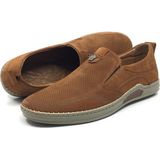 Taşpınar Ayakkabı Taşpınar Shoes Deri Ortopedik Erkek Yazlık Rahat Günlük Hafif Çarık Ayakkabı 40-44 - Taba