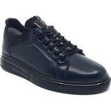 Taşpınar Deri Ortopedik Ithal Taban Erkek Sneaker Kışlık Ayakkabı Yeni Sezon 40-44 - Lacivert