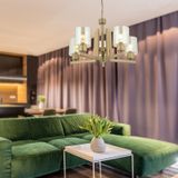 Tasse 5 Li Eskitme Boyalı Avize Bal Camlı Modern Genç Odası Yatak Odası Salon Avize eskitme