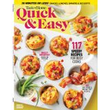 Taste Of Home - Quick & Easy: 117 Speedy Recipes, 30 Minutes Or Less, 5-Ingredient Dishes, Make-Ahead Solutions, Slow Cooker, Air-Fryer, Instant Pot, Breakfast, Lunch, Dinner, Dessert, Snacks & More!