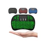 Tastech 2.4G Air Mouse kablosuz klavye dokunmatik pedli şarj edilebilir el tipi klavye akıllı TV Android TV