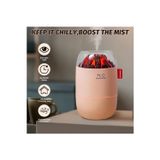 Tastech 280ML MİNİ ODA HAVA NEMLENDİRİCİ VOLKANİK ALEV GÖRSEL LED IŞIKLI BUHAR MAKİNESİ