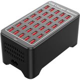 Tastech 30 Port USB Şarj Aleti 150W 2.4A Fast Şarj Çoklu Şarj Istasyonu - Siyah