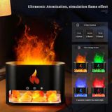 Tastech 3D Alev Görünümlü Hava Nemlendirici, USB 250ml, Himalaya Tuzlu, Aroma Yayıcı, LED Işıklı, Siyah
