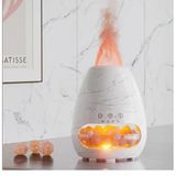 Tastech 3D Alev Görünümlü Oda Hava Nemlendirici, Himalaya Tuzlu, Gri