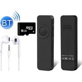 Tastech 5014MP Şarjlı Mp3 Çalar Bluetooth Lu Müzik Player Mini Mp3 Stick Hafıza Kartı Girişli 8gb Tf Kart Hediyeli Siyah
