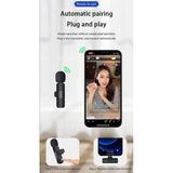 Tastech Android Uyumlu Kablosuz Tekli Yaka Mikrofonu Type C Girişli Youtube Video Canlı Yayın Için Yaka Mikrofonu