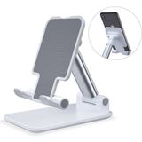 Tastech Beyaz Gümüş Katlanabilir Masaüstü Tablet ve Telefon Tutucu Deskop Stand RZ-054