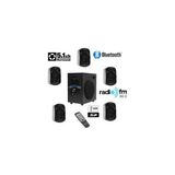 Tastech Bluetooth Lu 5+1 Ses Sistemi Uzaktan Kumanda Fm Radyo Sd Kart USB Girişli Bluetooth Hoparlör - Siyah
