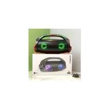Tastech Bluetooth Speaker Şarjlı Taşınabilir Kablosuz Hoparlör Sd Kart USB Aux Fm Radyo Boombox2 - Kırmızı