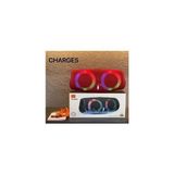 Tastech Bluetooth Speaker Şarjlı Taşınabilir Kablosuz Hoparlör Sd Kart USB Aux Fm Radyo Charge5 - Kırmızı