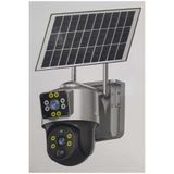 Tastech Çift Lens Güneş Enerjili Kamera IP Wifi Kablosuz Güvenlik Kamerası V380 IP66 Dış Mekan Ptz Kontrol V380-KAMERA