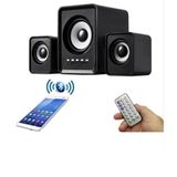 Tastech D23 FT-202BT 2+1 Ses Sistemi, Bluetooth Hoparlör, TV/PC/Telefon Uyumlu, USB, FM Radio, Kart Okuyucu, 3.5mm Jack, Siyah