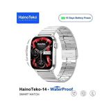 Tastech HainoTeko-14 Akıllı Saat, Waterproof, 10 Gün Pil Ömrü, 3 Kordonlu, Gümüş