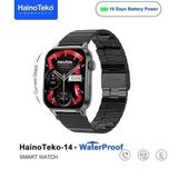 Tastech HainoTeko-14 Akıllı Saat, Waterproof, AMOLED Ekran, 10 Gün Pil Ömrü, Bluetooth Arama, 3 Kordonlu, Siyah