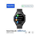 Tastech HainoTeko-25 Akıllı Saat, AMOLED Ekran, Bluetooth Arama Cevaplama, Su Geçirmez, 15 Gün Pil Ömrü, Siyah