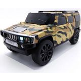 Tastech Hummer Jeep Görünümlü Bluetooth Speaker Sd Kart USB Fm Radyolu Şarjlı Taşınabilir Kablosuz Hoparlör-Yeşil - Haki