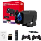 Tastech HY320 Max Taşınabilir Projektör Full Hd Ev Sineması 300 Ansı Lümen 4K Video Android Projeksiyon+Oyun - 1BW-Beyaz