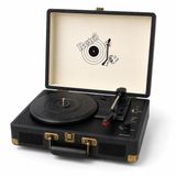 Tastech JNG-1032SPK Nostaljik Pikap, Bluetooth, USB, Aux Girişli, 33-45-78 Devir Plak Uyumlu, Siyah