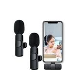 Tastech K9 Yaka Mikrofonu Type C Girişli 2 Li Kablosuz Yaka Mikrofonu Wireless Youtube Tiktok Vlog Mikrofon K9-2Lİ-TYPE-C-MİKROFON