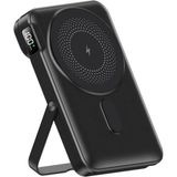 Tastech Kablosuz Şarj Cihazı 20PD 15W Hızlı Şarj Ultra Ince Powerbank 10000MAH Akıllı Saatleri ve Cep Telefonlarını Destekler - Siyah