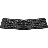 Tastech Katlanabilir Bluetooth Klavye Ultra Ince Taşınabilir Cep Boyutu Şarj Edilebilir Kablosuz Seyahat Klavyesi Ios Android Windows ile Uyumlu Akıllı Telefon Tablet iPad iPhone Dizüstü Bilgisayar Için - Siyah