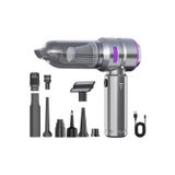 Tastech LF-6122 4'ü 1 Arada Çantalı Araç Içi Süpürge El Süpürgesi 16000PA Güçlü Çekim Fırçasız Motor