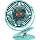 Tastech Mandallı Şarjlı Fan 3 Kademeli Taşınabilir Vantilatör Serinletici Mini Klima 360 Derece Dönen Fan - Turkuaz