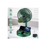 Tastech MASAÜSTÜ ŞARJLI FAN 3 HIZ KADEMELİ KATLANABİLİR TELESKOBİK VANTİLATÖR SERİNLETİCİ MİNİ KLİMA