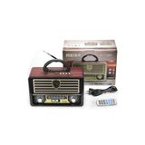 Tastech Meier M-113Bt Koyu Siyah Renk Radyo Ahşap Görünümlü Bluetooth Hoparlör Fm Sd Kart Usb Girişi Nocolor-94909F40