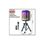 Tastech MİKROFONLU BLUETOOTH HOPARLÖR LED IŞIKLI TAŞINABİLİR ŞARJLI SES SİSTEMİ TF KART USB FM RADYO 1600W