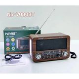 Tastech Mini Retro Radyo Sd Kart USB Girişli Mp3 Çalar Bluetooth Hoparlör Şarjlı Fenerli Speaker