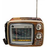 Tastech MİNİ RETRO RADYO SD KART USB GİRİŞLİ ŞARJLI BLUETOOTH HOPARLÖR TAŞINABİLİR SPEAKER