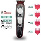 Tastech MR-055 Saç Sakal Tıraş Makinesi 4 Tarak Başlığı Şarjlı Tüm Vücut Traş Aleti
