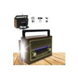 Tastech Nostaljik Fm Radyo Şarjlı Taşınabilir Fenerli Bluetooth Hoparlör Sd Kart Usb Girişli Mini Speaker Kahve