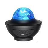 Tastech Şarjlı Bluetooth Hoparlör, Parti Led Lambası, Yıldızlı Projeksiyon, Galaxy Lazer Işıklı Disko Topu, Siyah, XY-918-STARRY
